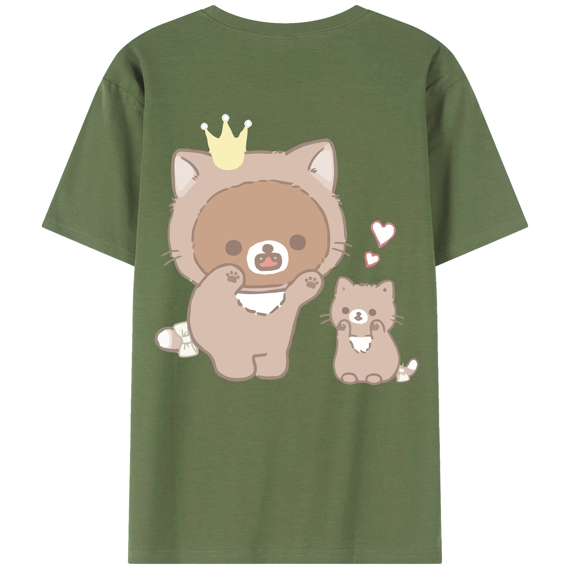 （画像用） リラックマ リラックマ キイロイトリ Rilakkuma Korilakkuma Kiiroitori 綿100％ メンズ半袖Tシャツ（バックプリント） 通気性